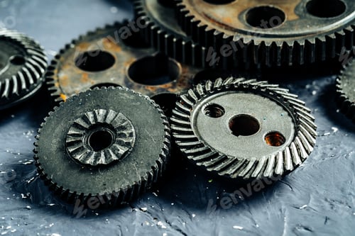 Preview: Gears from an old industrial machine