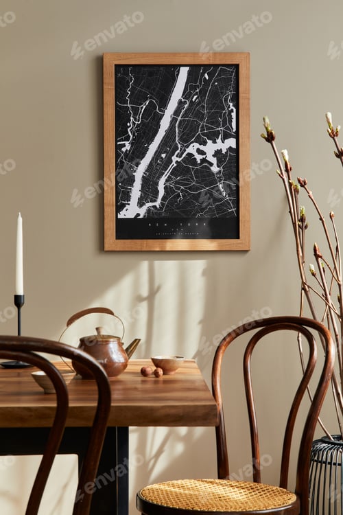 Preview: Stylish dining room interior