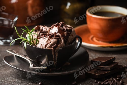 Preview: Chocolate coffee ice cream