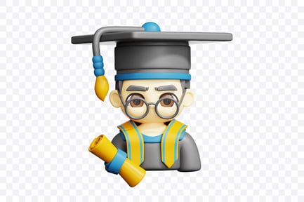 Preview: Male Graduate Avatar