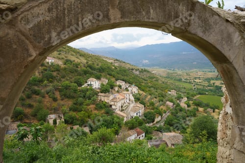 Preview: View of Capestrano, old city in Abruzzi