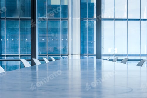 Preview: Conference meeting room in a glass building