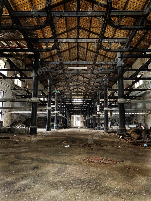 Preview: Huge abandoned factory in the Centre of rome called Mattatoio in trastevere area