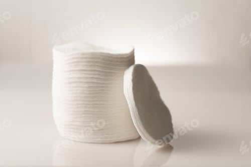 Preview: Stack of adsorbent cotton pads