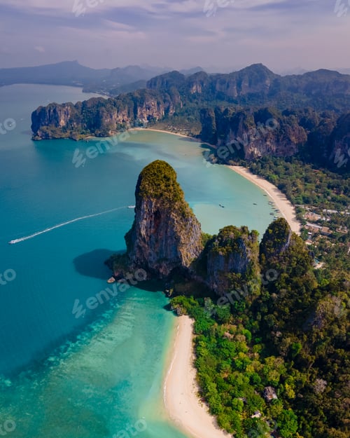 Preview: Railay Beach Krabi Thailand, the tropical beach of Railay Krabi
