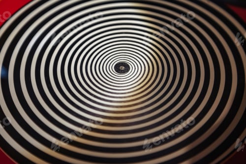 Preview: Circular Pattern Creates a Mesmerizing Visual Effect in Design Concept With Ample Copy Space