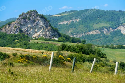 Preview: Rural landscape near Verucchio and San Marino, Emilia-Romagna