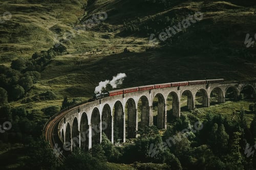 Preview: Glenfinnan Viaduct railway in Inverness-shire, Scotland