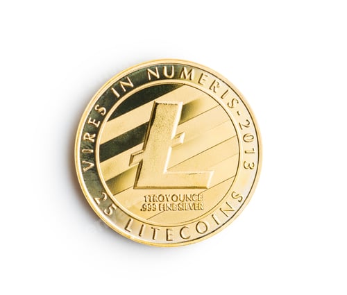 Preview: Litecoin. Digital cryptocurrency.