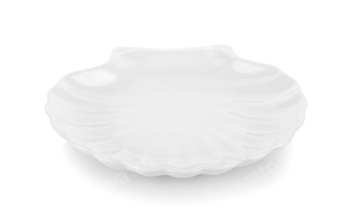 Preview: modern ceramic plate on white background