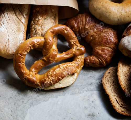 Preview: Various of fresh baked bread