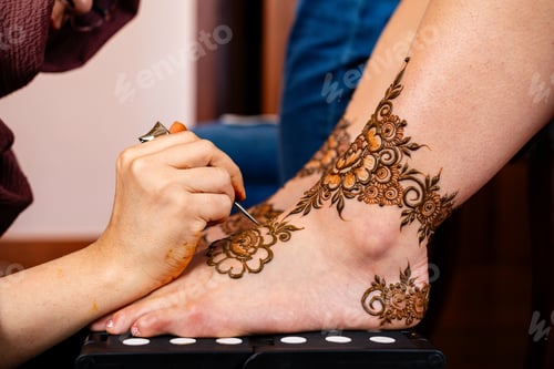 Preview: Henna reddish dye powdered leaves tree Egyptian Asian Indian Muslims Weddings