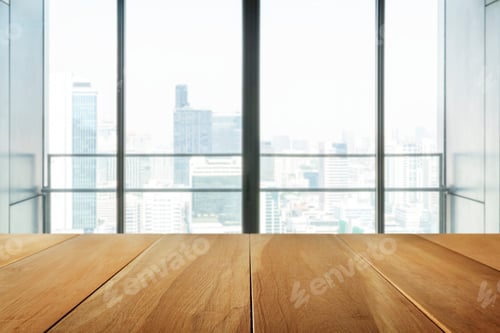 Preview: Wooden table in a room