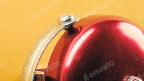 Preview: Red School Bell. Back to school concept.
