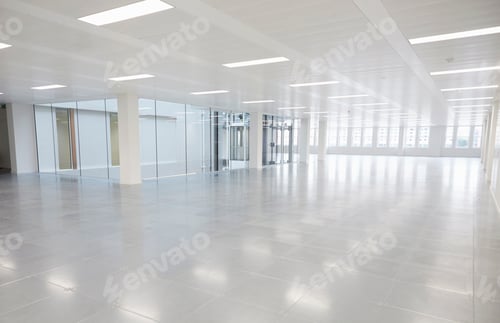 Preview: Large vacant open plan office space