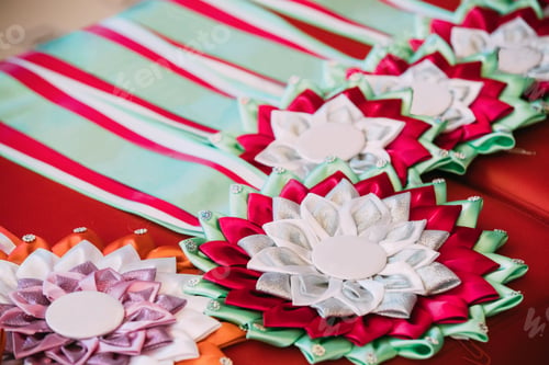 Preview: Ribbon Awards Badges For Winners In Competition