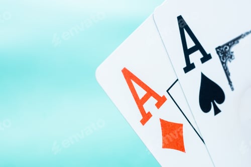 Preview: Pair of poker aces