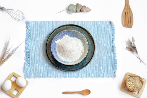 Preview: The composition with the ingredients for baking