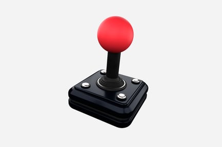 Preview: Arcade Controller 90s 3D Illustration