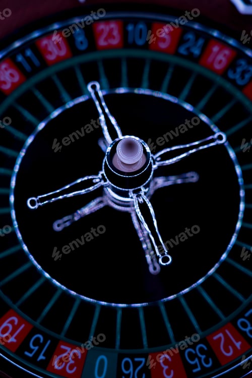 Preview: Roulette table close up at the Casino