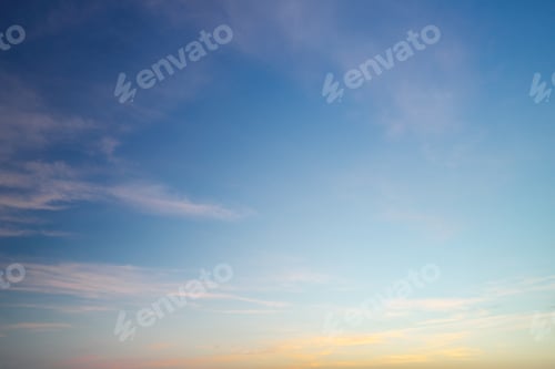Preview: Sky background on sunset.