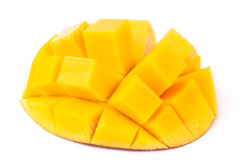 Preview: Close Up of Fresh Yellow Mango Cubes