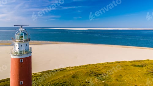 Preview: The iconic red lighthouse of Texel Netherlands