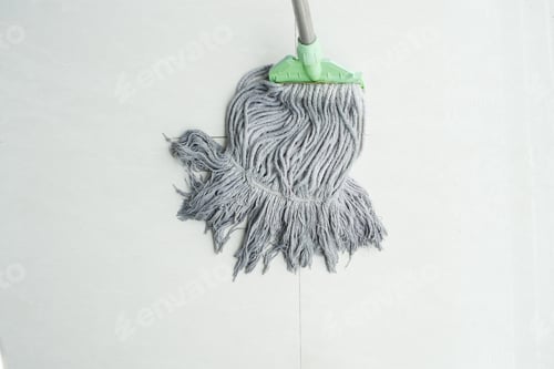 Preview: cleaning tiles floor with mop