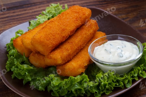 Preview: Plate of fish fingers