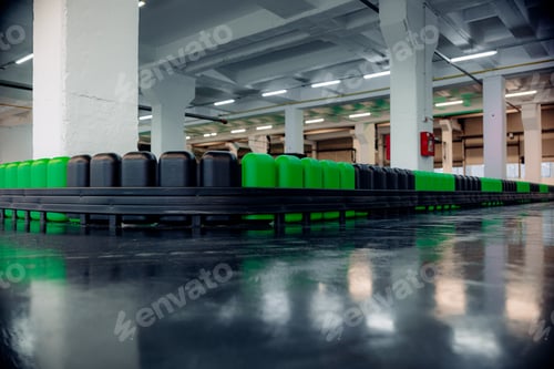 Preview: Texture of epoxy indoor tracks for go-kart racing