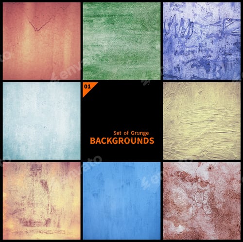 Preview: Collection Of Abstract Multicolored Backgrounds