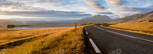 Preview: Amazing landscape on the road in the East Fjords in Iceland