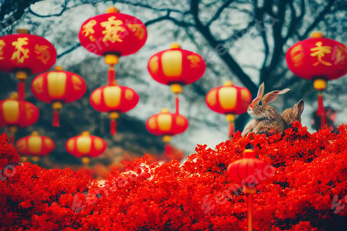 Preview: chinese new year lunar festival rabbit