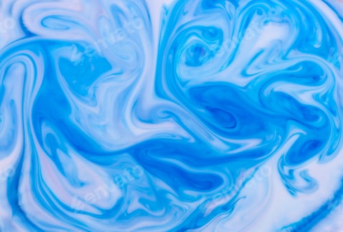 Preview: Abstract background of swirling blue waves of ink