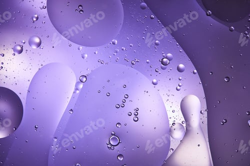 Preview: abstract purple color texture from mixed water and oil bubbles