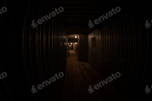 Preview: Dark tunnel at night