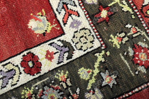 Preview: Textures and patterns in color from woven carpets