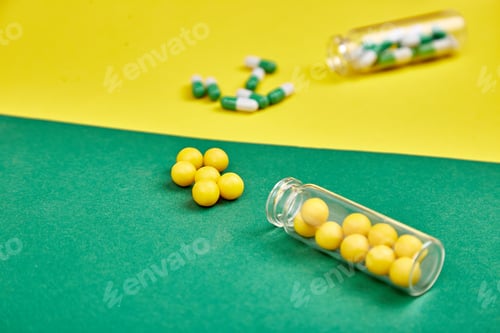 Preview: Minimalism style template for medical pills blog.