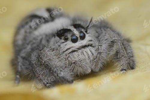 Preview: Macro Shot of a Fuzzy Jumping Spider
