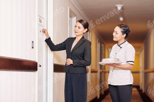 Preview: Hotel Workers Knocking at Door