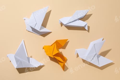 Preview: International day of peace or world peace day, symbol of peace - pigeon