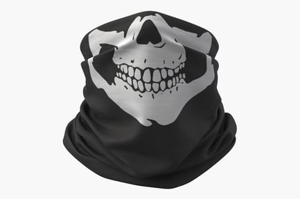 Preview: Skull Face Bandana
