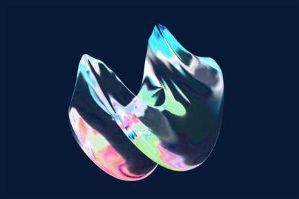 Preview: Holographic 3D Torus Abstract Shape