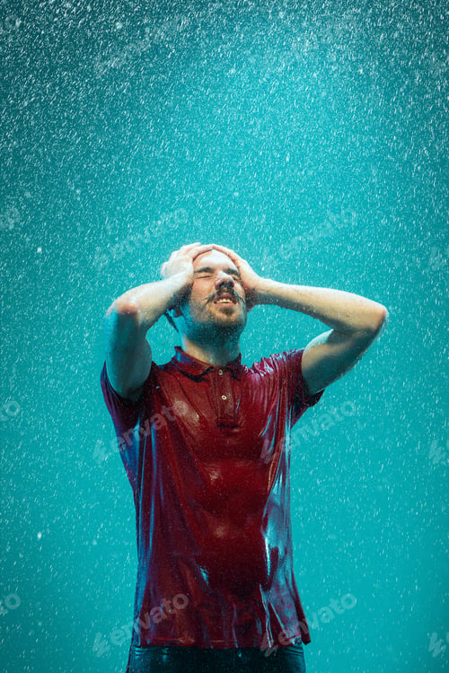 Preview: The Portrait Of Young Man In The Rain