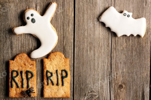 Preview: Halloween homemade gingerbread cookies