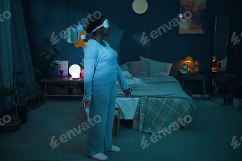 Preview: Exploring Bedroom at Night wearing Sleep Mask