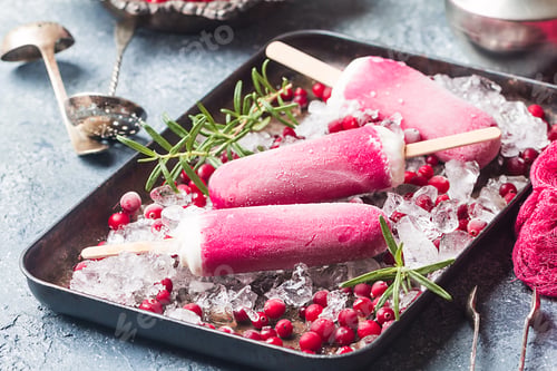 Preview: pink cranberry popsicle