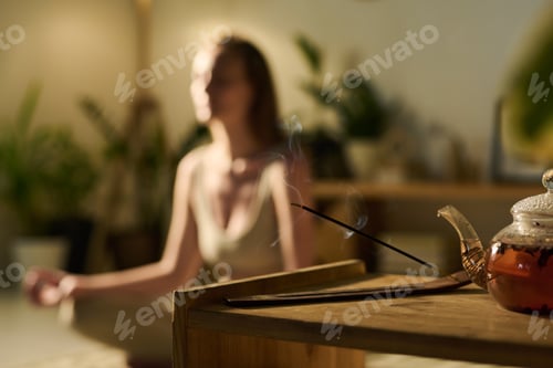 Preview: Herbal tea and smoking aromatic stick
