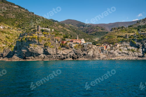 Preview: Vernazza, Cinque Terre, is known for its colorful buildings, fortress, terraced cliffs