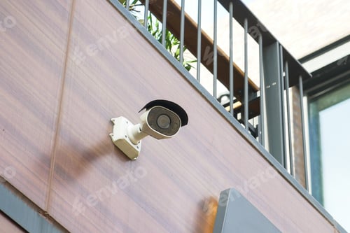 Preview: CCTV security camera operating outdoor